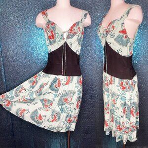 Trashy Diva Size 8 (US 4-6) L’Amour Fan Asian Absinthe Dress